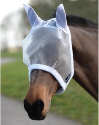 Saxon Horse Fly Mask, White, Pony
