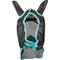 Show in main carousel: WeatherBeeta ComFiTec Deluxe Fine Mesh Horse Fly Mask with Ears & Nose, Black/Turquoise, Full slide 3 of 5