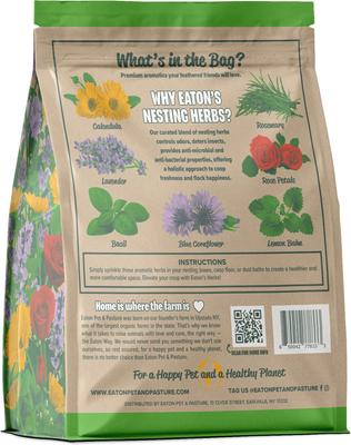 Show full view: Eaton Pet & Pasture Premium Aromatic Blend Chicken Nesting Herbs, 10-oz bag slide 6 of 7