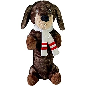 The Weens Plopper Attire Squeaky Dog Plush Toy