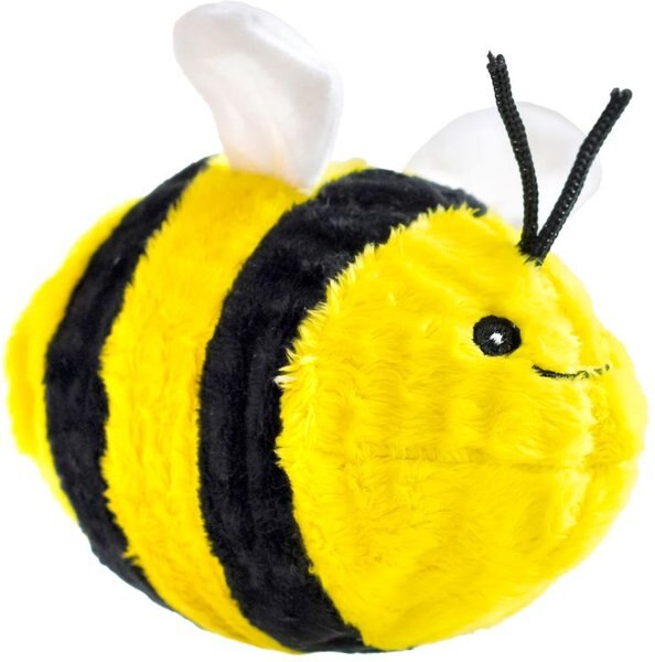 Patchwork Pet Prickles Queen Bee with Bumble Bee Tough Dog Ball