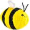 Show in main carousel: Patchwork Pet Prickles Queen Bee with Bumble Bee Tough Dog Ball slide 4 of 5