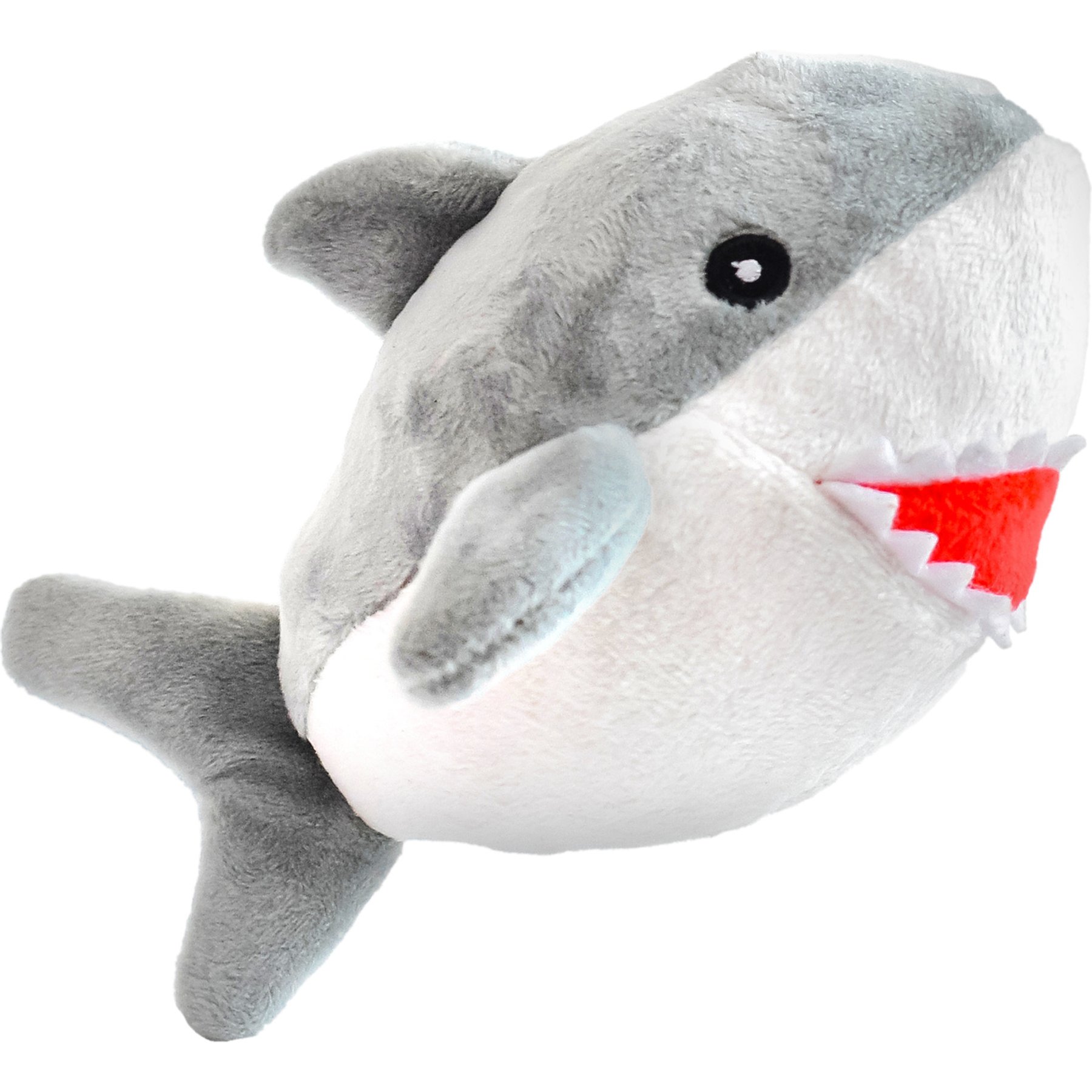 Patchwork Pet 3-in-1 Prickles Great White Tough Ball Dog Toy