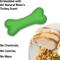 Show in main carousel: Playology Christmas Holiday Turkey Scented Dual Layer Bone Dog Toy, Green, Jumbo slide 4 of 7