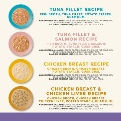 Show full view: Applaws Selection in Gravy Variety Pack Wet Cat Food, 2.47-oz can, case of 24 slide 3 of 8