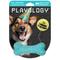 Show in main carousel: Playology Dual Layer Bone Peanut Butter Birthday Cake Tough Dog Chew Toy, Blue, Small slide 1 of 7