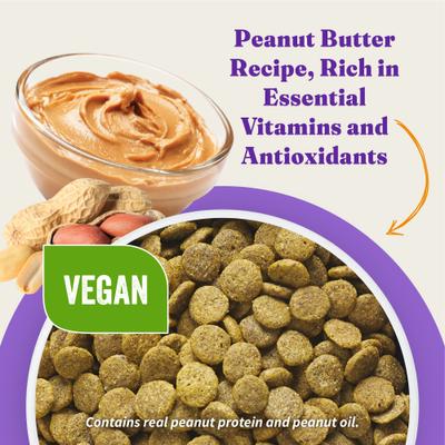 Show full view: Halo Holistic Plant-Based Adult Vegan Peanut Butter Recipe Dry Dog Food, 3.5-lb bag slide 4 of 9