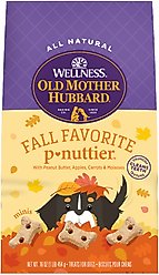 Old Mother Hubbard by Wellness Fall Favorite P-Nutter Oven-Baked Biscuits Dog Treats, 16-oz bag