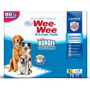 Wee-Wee Superior Performance Dog Pee Pads, X-Large, 28 x 34-in, 75 count