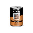 American Journey Pate Turkey Recipe Grain-Free Canned Cat Food, 12.5-oz can, case of 12