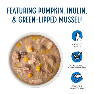 Show full view: Weruva Senior Grain-Free Chicken & Tuna Formula in Gravy Wet Cat Food, 3-oz can, case of 12 slide 4 of 11