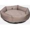 Show in main carousel: K9 Ballistics Tough Ripstop Round Bolster Dog Bed, Taupe Premium Finish, Large slide 1 of 4