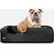 Show in main carousel: K9 Ballistics Tough Ripstop 3.5 Orthopedic Bolster Dog Bed, Obsidian Black, Medium slide 1 of 5