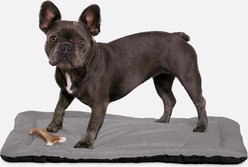 K9 Ballistics Tough Ripstop Dog Crate Mat, Light Gray Velvet, Small