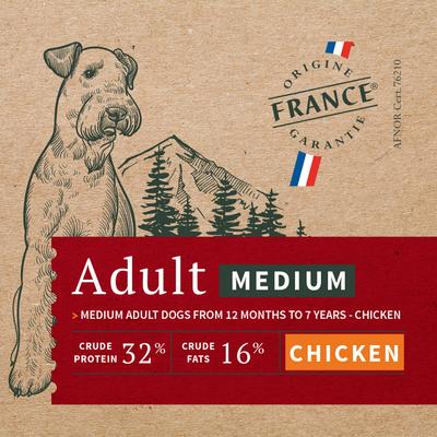 Show full view: Bab'in Signature Medium Adult Chicken Dry Dog Food, 6.61-lb bag slide 1 of 7