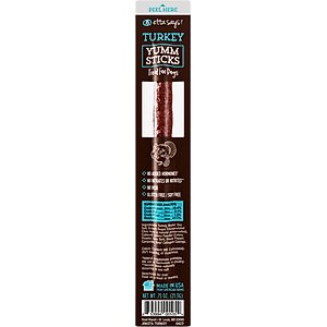 Etta Says! Turkey Yumm Sticks Human Grade Turkey Jerky Dog Treats, 1 count