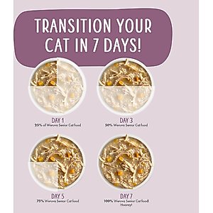 Weruva Senior Grain-Free Tuna & Salmon Formula in Gravy Wet Cat Food, 3-oz can, case of 12