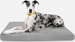 K9 Ballistics Tough Ripstop Orthopedic Dog Crate Mat, Light Gray Velvet, XX-Large