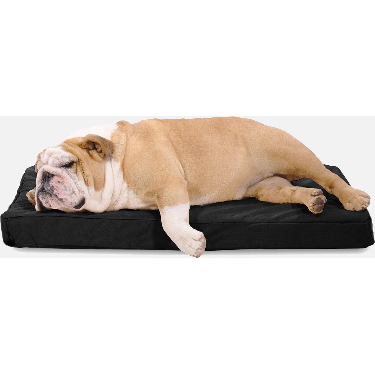 K9 Ballistics Tough Ripstop Orthopedic Dog Crate Mat, Obsidian Black, Medium