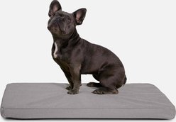 K9 Ballistics Tough Ripstop Orthopedic Dog Crate Mat, Light Gray Velvet, Small