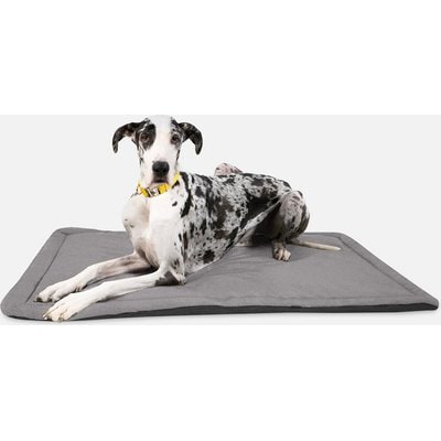 K9 Ballistics K9 Ballistics Tough Ripstop Dog Crate Mat, Light Gray Velvet, XX-Large