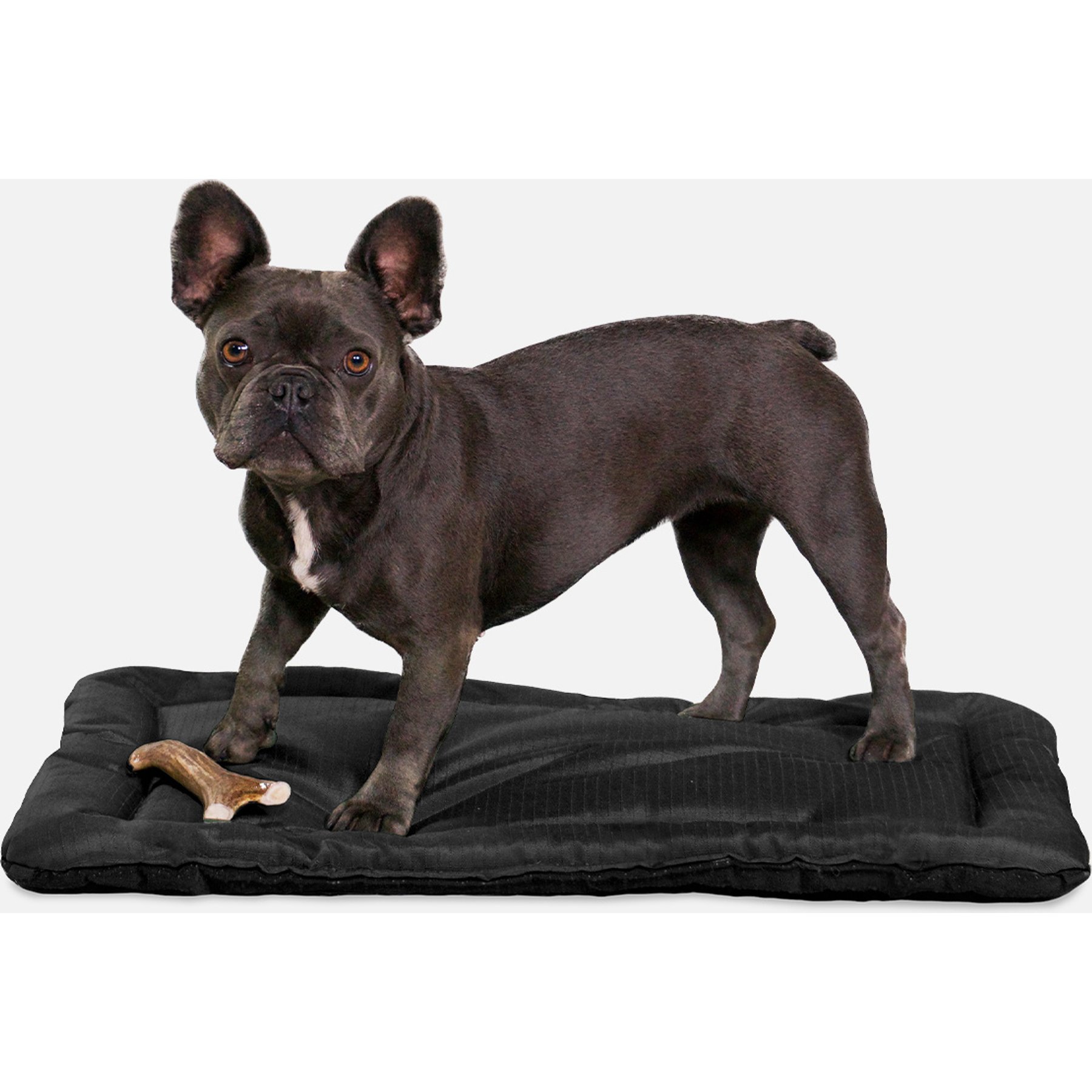 K9 Ballistics Tough Ripstop Dog Crate Mat, Obsidian Black, Small