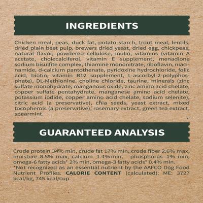 Show full view: Bab'in Signature Puppy Grain-Free Chicken Dry Dog Food, 6.61-lb bag slide 4 of 6