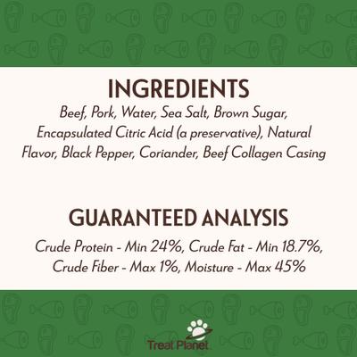 Show full view: Etta Says! BIG Yumm Sticks Grass-Fed Beef Human-Grade Jerky Dog Treats, 1.5-oz sticks slide 9 of 11