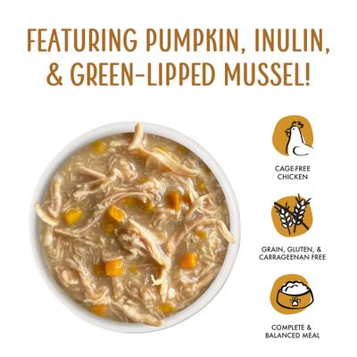 Show full view: Weruva Senior Grain-Free Chicken Formula in Gravy Wet Cat Food, 5.5-oz can, case of 8 slide 4 of 11