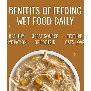 Weruva Senior Grain-Free Chicken Formula in Gravy Wet Cat Food, 3-oz can, case of 12