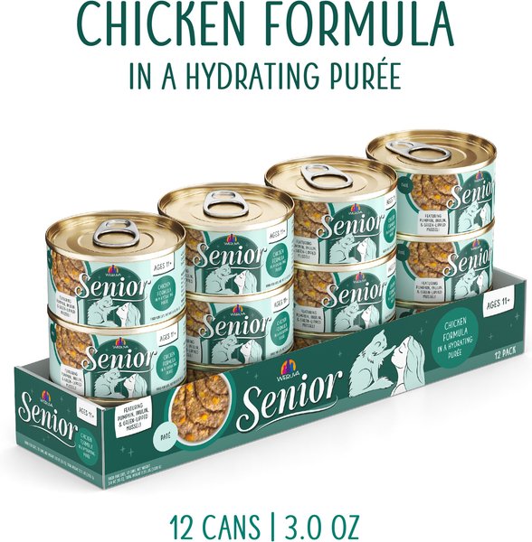 Weruva Senior Grain-Free Chicken Formula in Hydrating Puree Wet Cat Food