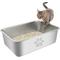 Show in main carousel: Ptlom Paw Print High Sided Cat Litter Box, Medium slide 1 of 10