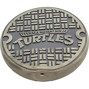 Teenage Mutant Ninja Turtles Squeaky Sewer Cover Dog Chew Toy