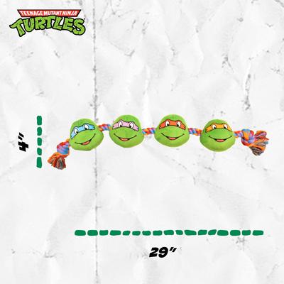 Show full view: Teenage Mutant Ninja Turtles Tough Character Rope Tug Dog Toy slide 5 of 7
