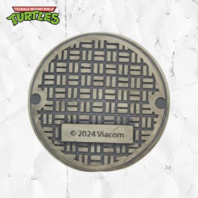 Show full view: Teenage Mutant Ninja Turtles Squeaky Sewer Cover Dog Chew Toy slide 4 of 7