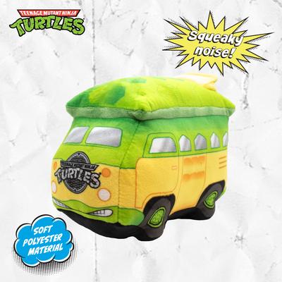 Show full view: Teenage Mutant Ninja Turtles Squeaky Retro Van Dog Plush Toy slide 2 of 7