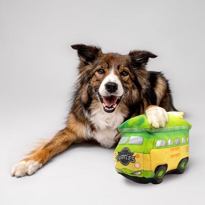 Show full view: Teenage Mutant Ninja Turtles Squeaky Retro Van Dog Plush Toy slide 3 of 7