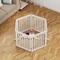 Show in main carousel: Unipaws Free Standing Dog Gate, White, 24-in, 6-panel slide 4 of 9