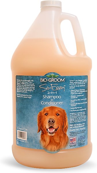 Show full view: Bio-Groom So-Easy 2 in 1 Dog Shampoo & Conditioner, 1-gal bottle slide 1 of 3