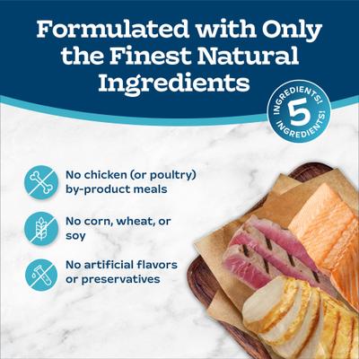 Show full view: Blue Buffalo Tastefuls Mini Purees Chicken, Tuna, & Salmon Variety Pack Lickable Adult Cat Treats, 0.5-oz tube, case of 24 slide 7 of 11