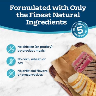 Show full view: Blue Buffalo Tastefuls Mini Purees Chicken, Tuna, & Salmon Variety Pack Lickable Adult Cat Treats, 0.5-oz tube, case of 4 slide 7 of 11