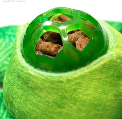 Show full view: Kitty Ka-Zoom Zoomie Sea Turtle Cat Treat Dispensing Toy slide 3 of 3