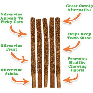 Meowijuana Silvervine Fruit Sticks Cat Chew Toy
