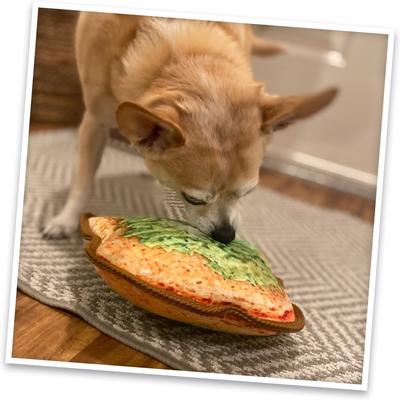 Show full view: Doggijuana Tuffer Chewer Avocado Toast Tough Dog Chew Toy slide 6 of 9