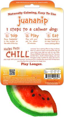 Show full view: Doggijuana Tuffer Chewer Mini Watermelon Slice Tough Dog Chew Toy slide 6 of 9