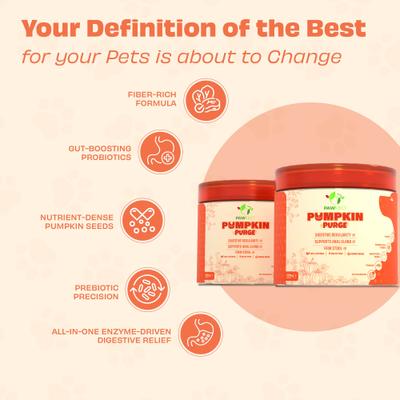 Show full view: Pawfect Pumpkin Purge All Natural Grain-Free Dog Food topper, 8.81-oz jar slide 5 of 9