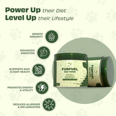 Show full view: Pawfect Furfuel All Natural Grain-Free Daily Food Topper for Dogs, 5.29-oz jar slide 5 of 9