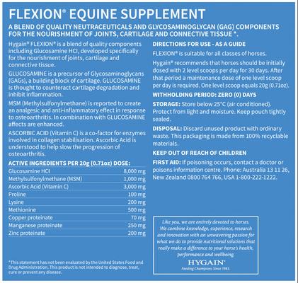 Show full view: Hygain Flexion Powder Horse Supplement, 2.65-lb bag slide 2 of 2