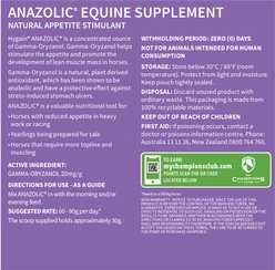 Hygain Anazolic Powder Horse Supplement, 4.4-lb bag slide 2 of 2