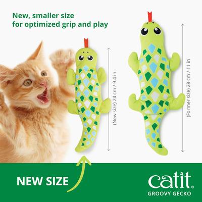 Show full view: Catit Groovy Gecko Catnip Cat Toy slide 2 of 7